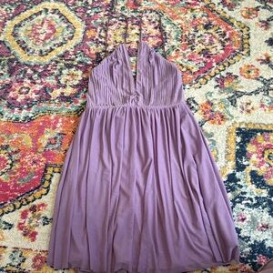 Tobi Lavender Backless Dress